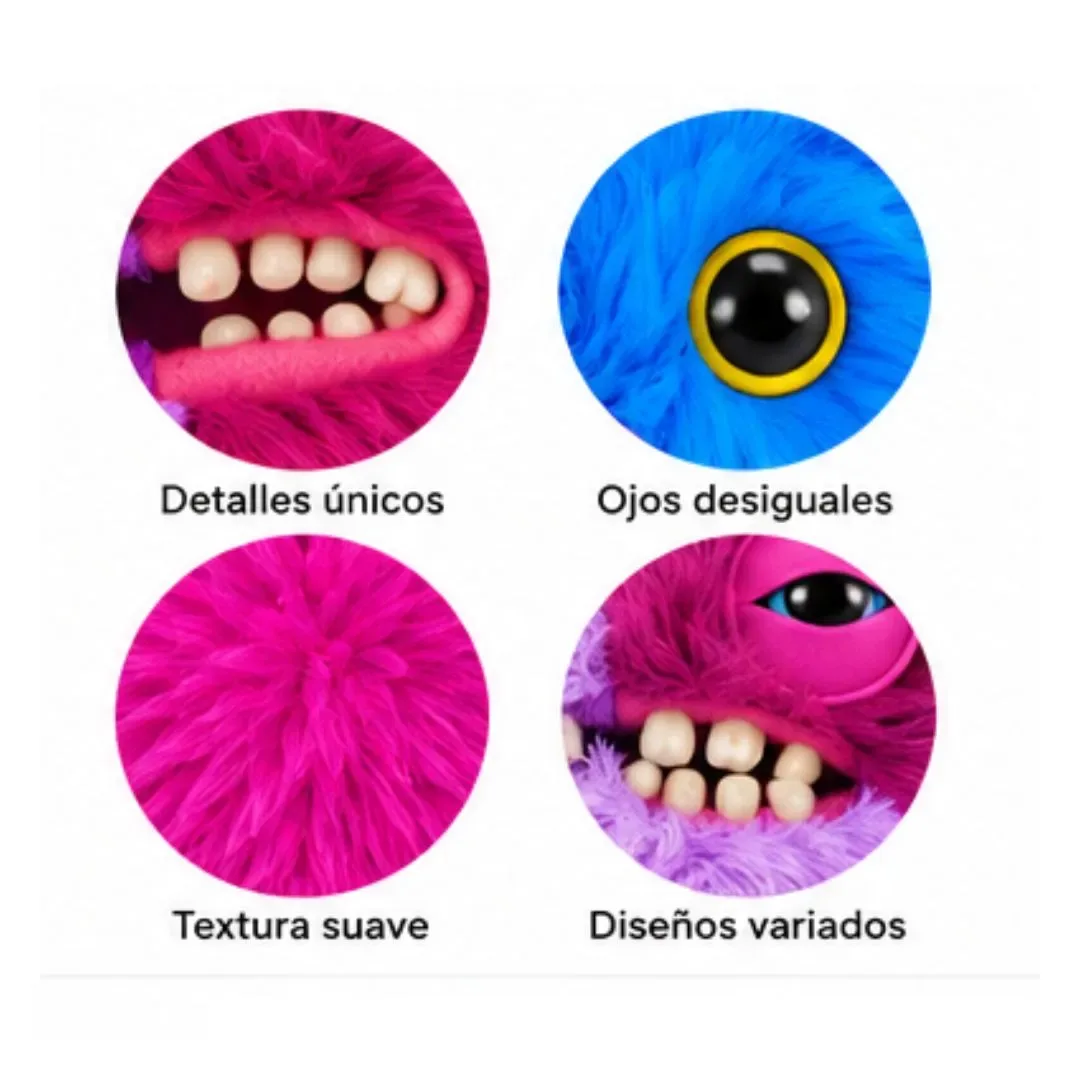 Fuggler Peluche Monstruo 20 cm – Personajes Surtidos3