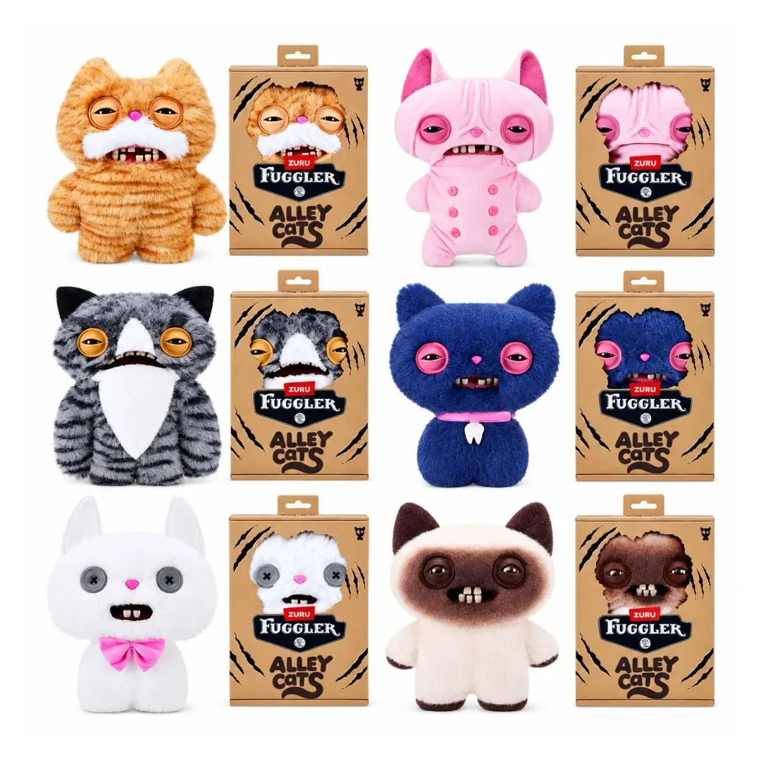 Fuggler Peluche Cats Asst 22Cm Surtido1
