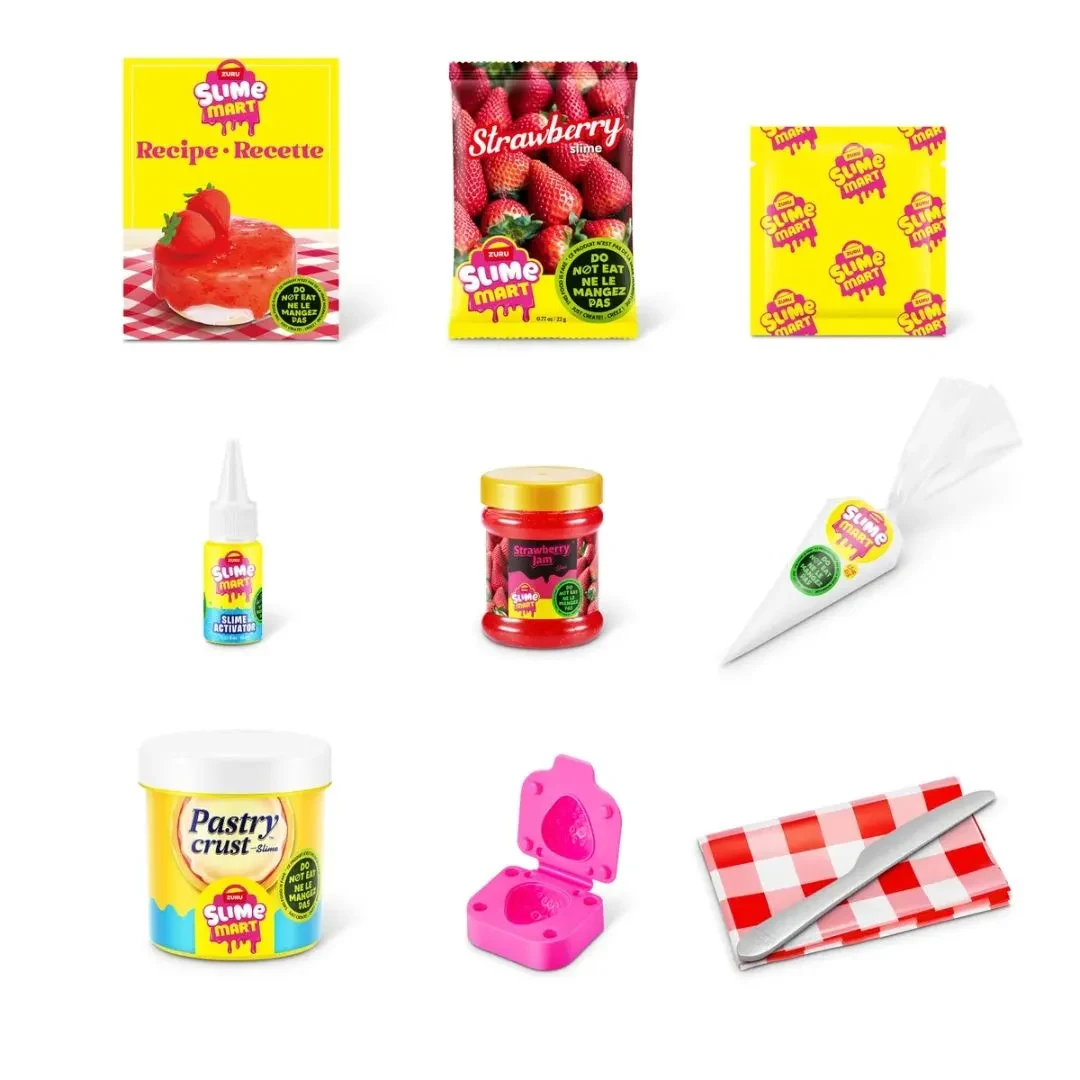 Set De Juego Cheesecake De Fresa Slime Mart1