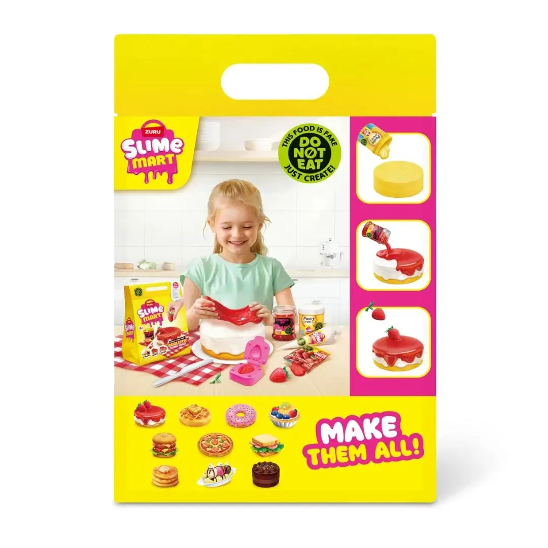 Set De Juego Cheesecake De Fresa Slime Mart3