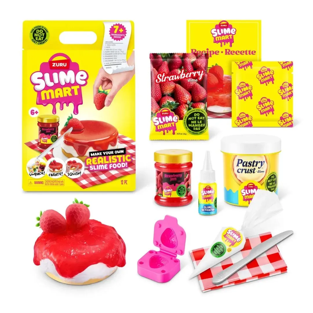 Set De Juego Cheesecake De Fresa Slime Mart4