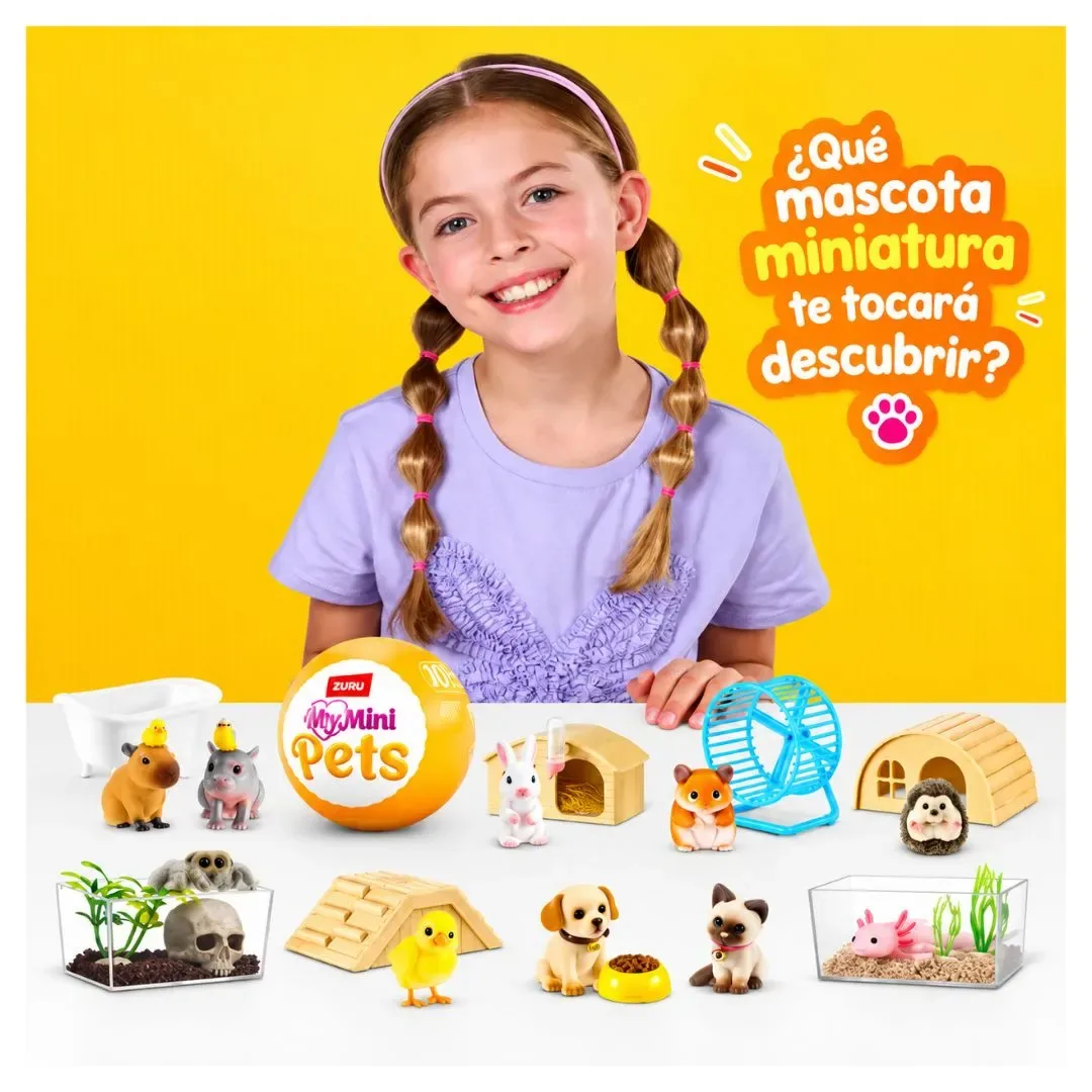 My Mini Pets Cápsula Sorpresa Mascota Miniatura Coleccionable ZURU6
