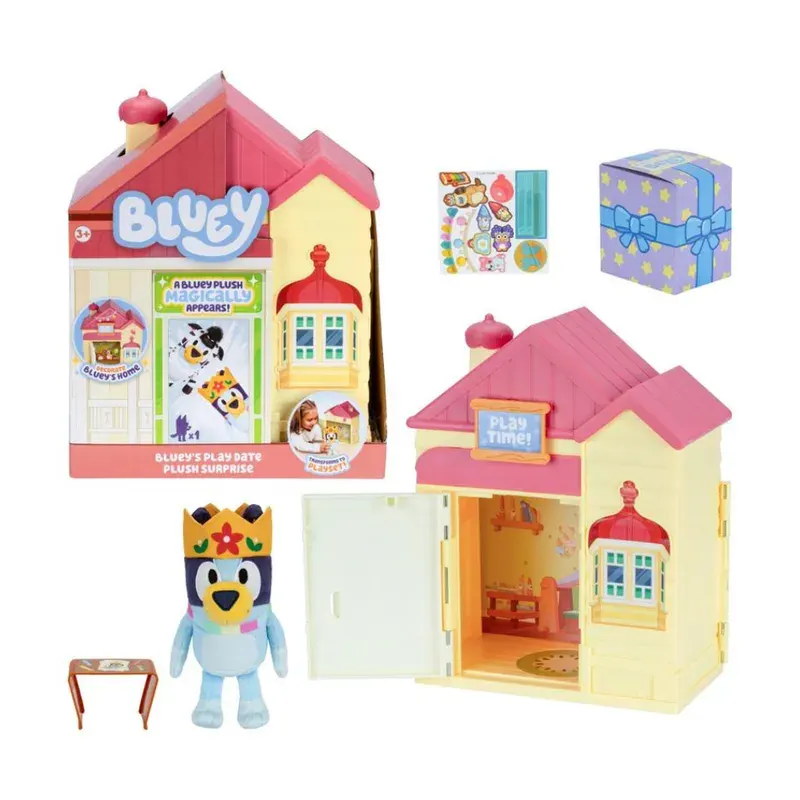 Bluey Casa Con Peluche Sorpresa Surtido1