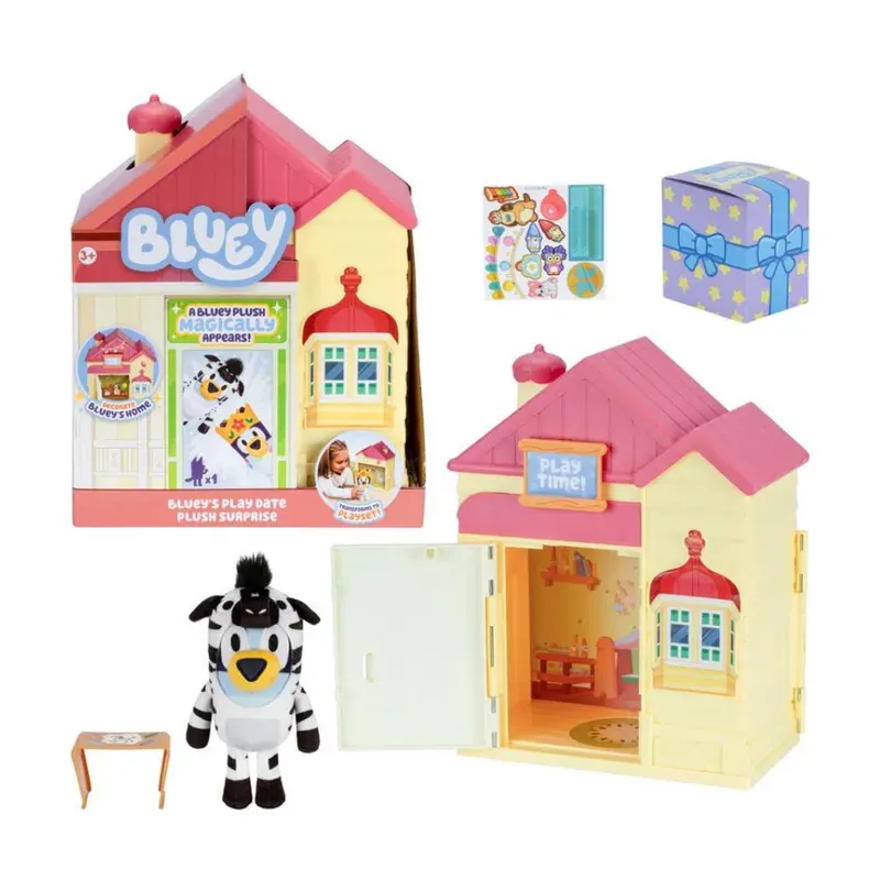 Bluey Casa Con Peluche Sorpresa Surtido3