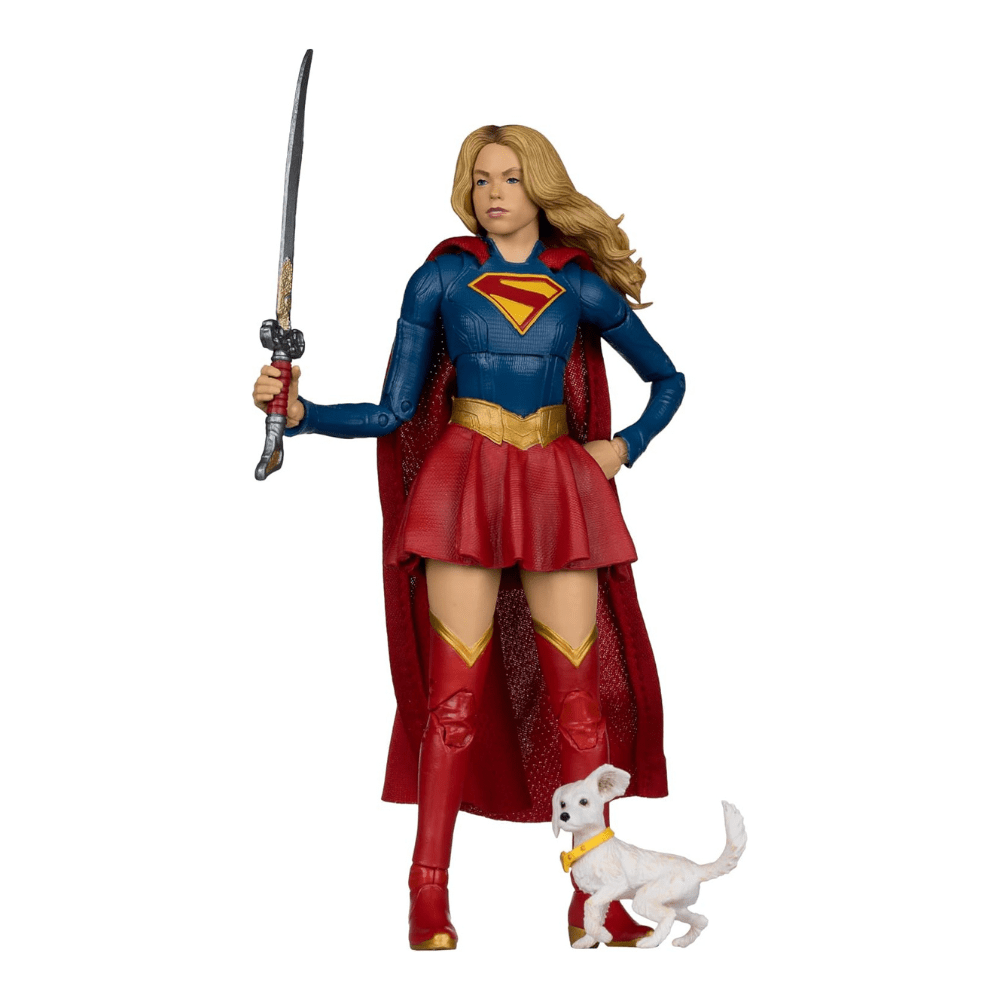 Figura Articulable Deluxe Supergirl 18Cm y Baby Krypto DC Universe3