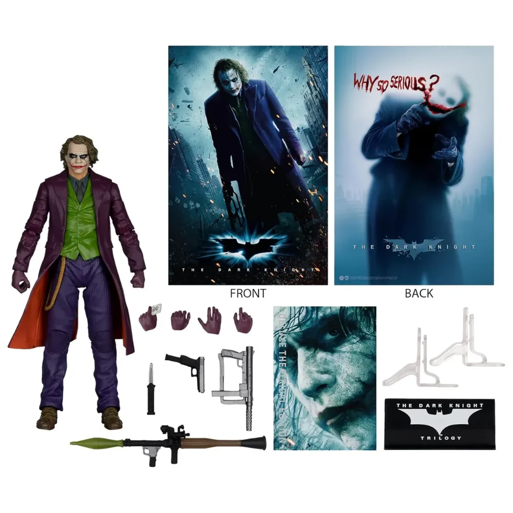 Figura De Acción The Joker The Dark Knight 18Cm Con Accesorios DC Multiverse3