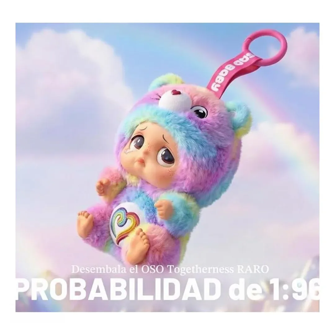 StarBox Sad Baby Care Bears Llavero Mini de Peluche Coleccionable Surtido4