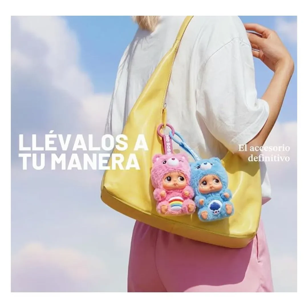 StarBox Sad Baby Care Bears Llavero Mini de Peluche Coleccionable Surtido5