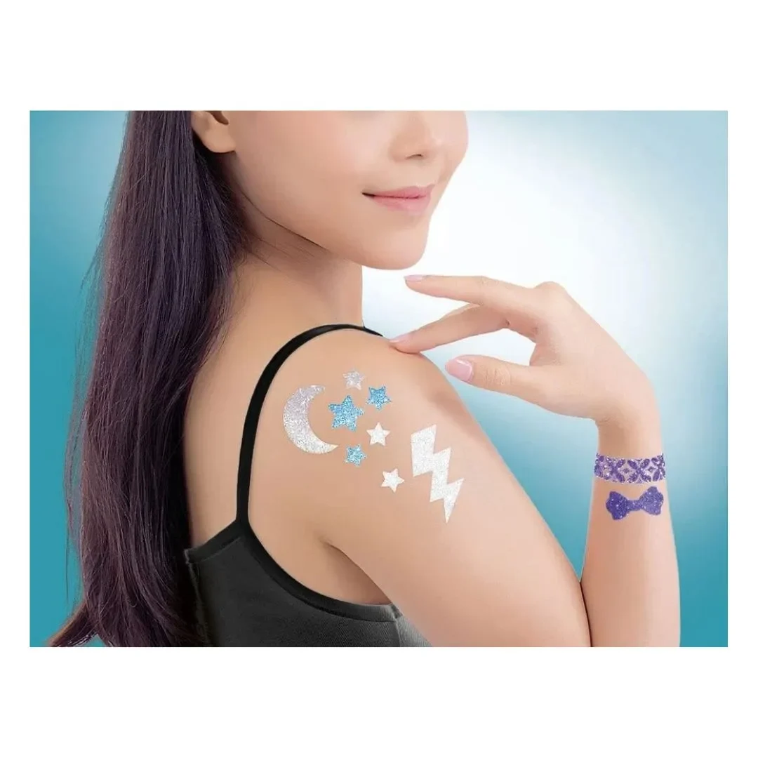 Kit de Creación Tatuajes de purpurina Crazy Chic -Clementoni1