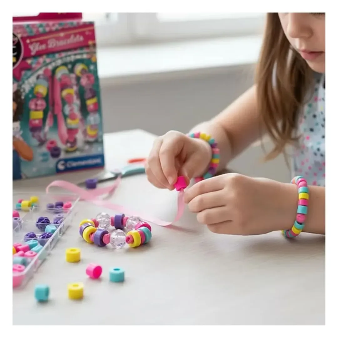 Set Fabrica Pulseras Manillas Coloridas Niñas - Clementoni2