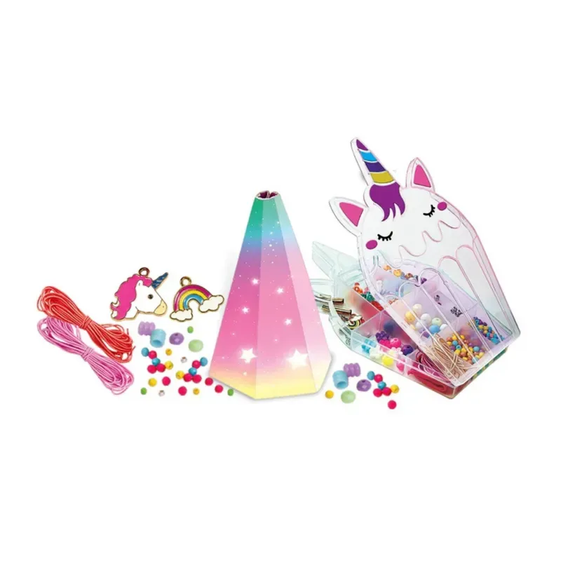 Clementoni Kit Creativo Para Hacer Pulseras Unicornio Y Arcoiris1