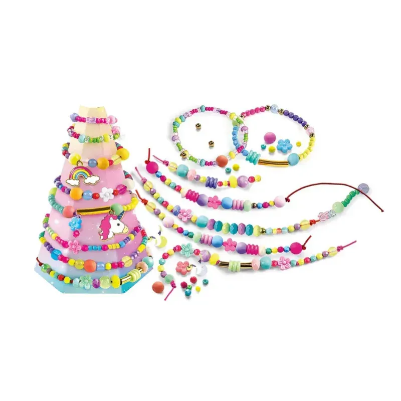 Clementoni Kit Creativo Para Hacer Pulseras Unicornio Y Arcoiris2