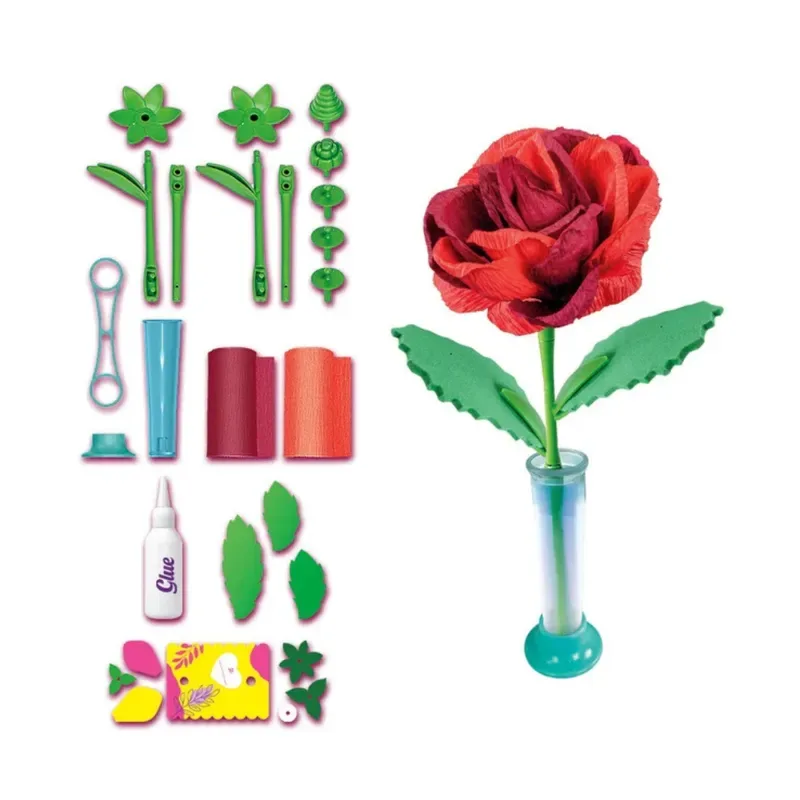 Clementoni Crea Tus Flores - Rosa1
