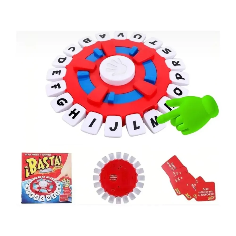 Juego De Mesa Basta Electronico con Cartillas En Español1