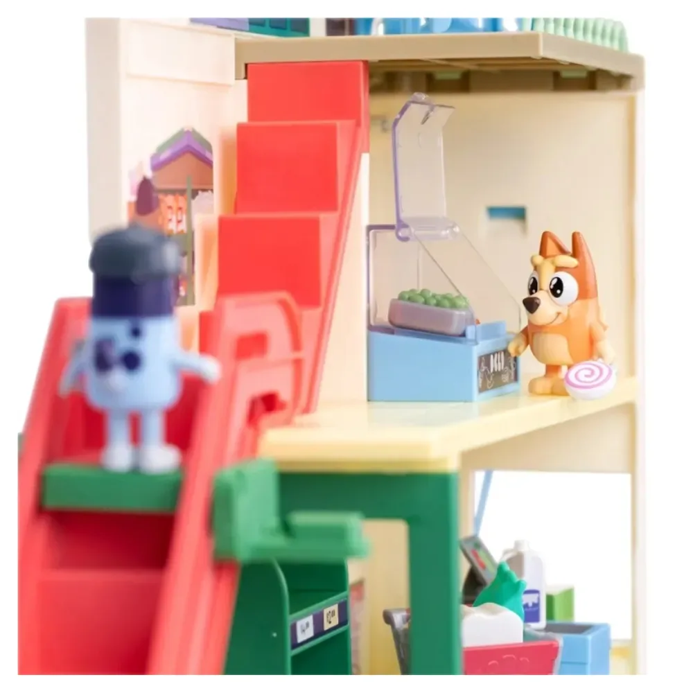 Set De Juego De Bluey Supermercado Con Sonidos2