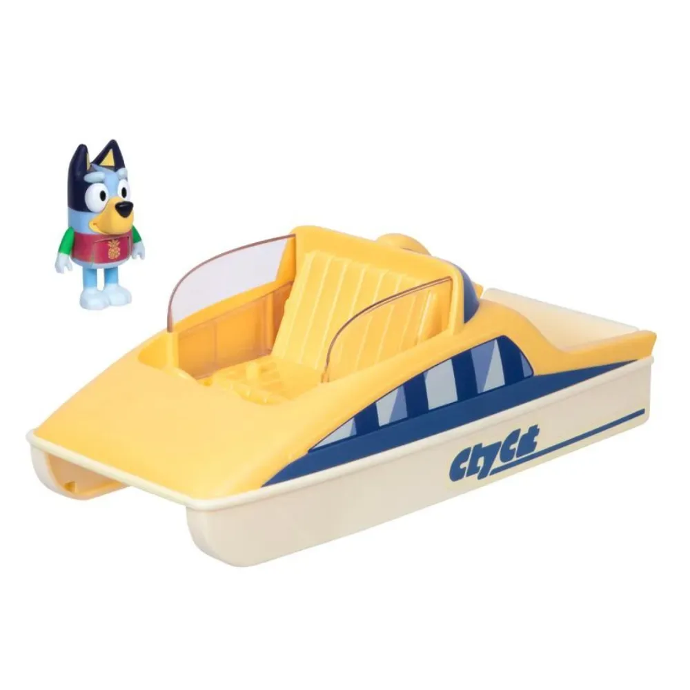 Set De Juego De Bluey Yate Y Figura Con Cambio De Color1