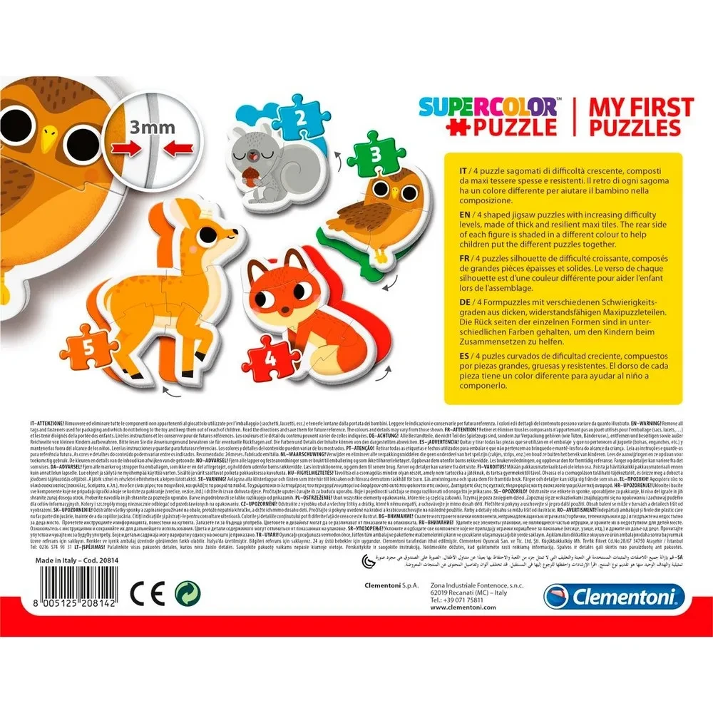Clementoni Mi Primer Rompecabezas Animales Del Bosque2