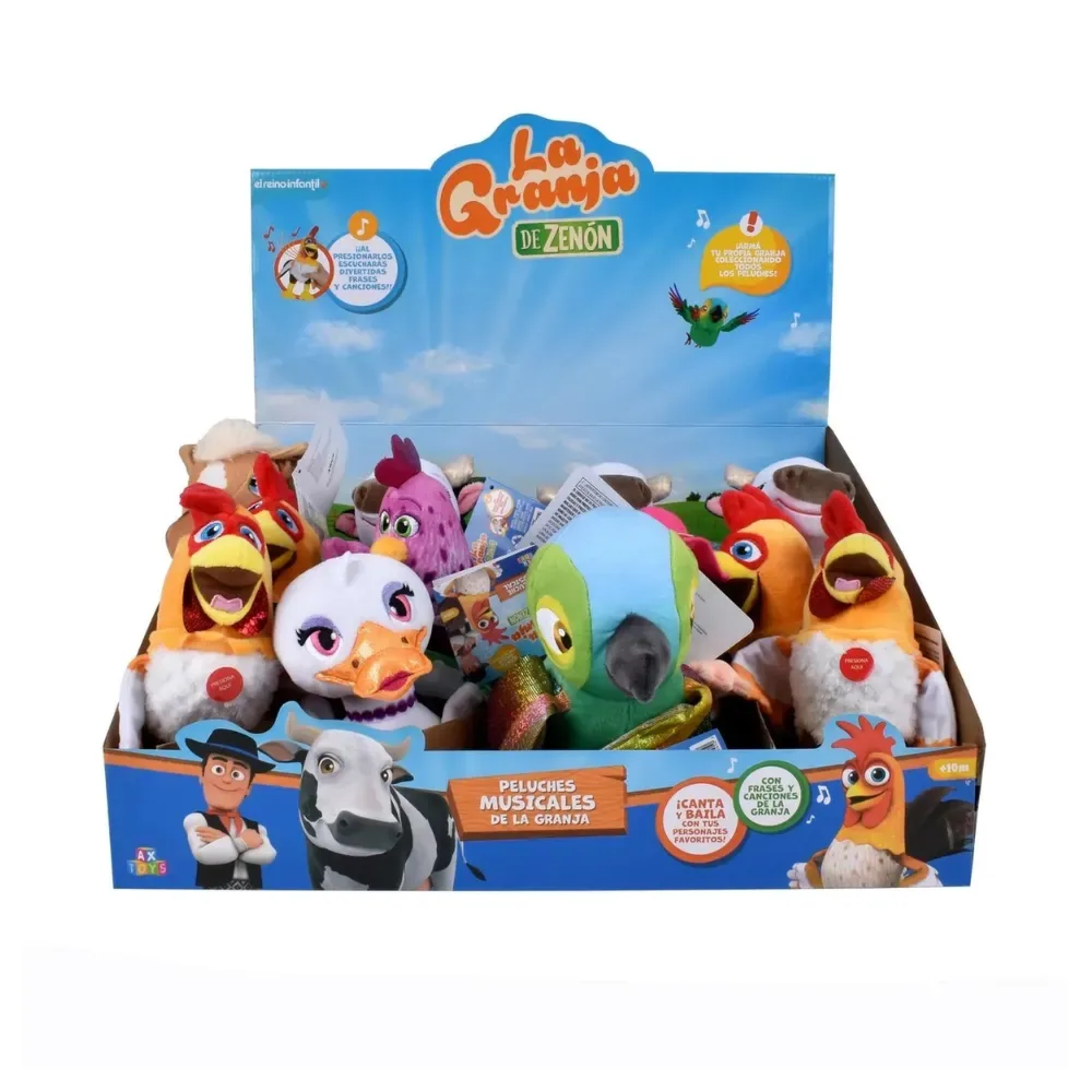 La Granja De Zenón Peluche Musical 20Cm - Bartolito2