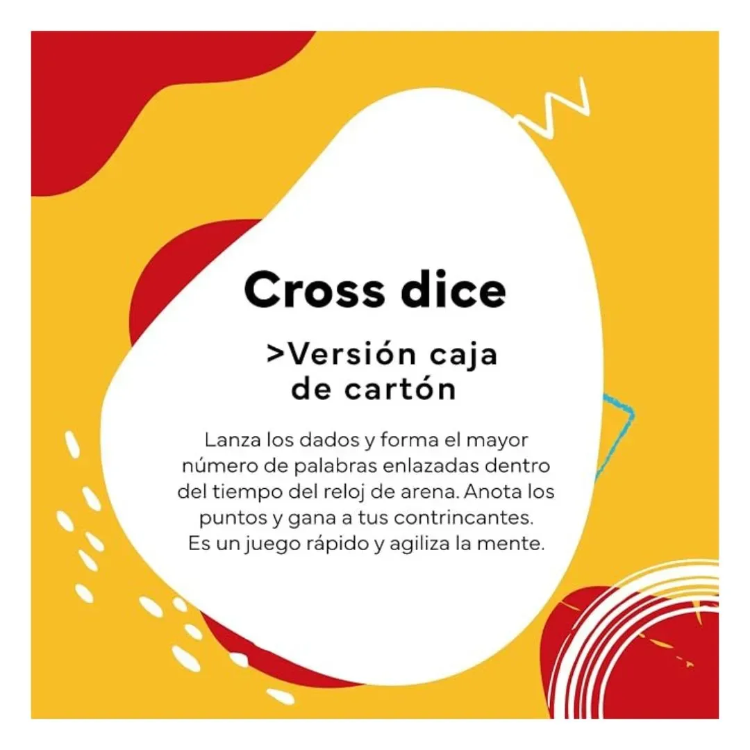 Cross Dice con para Formar Palabras con Dados - Cayro2