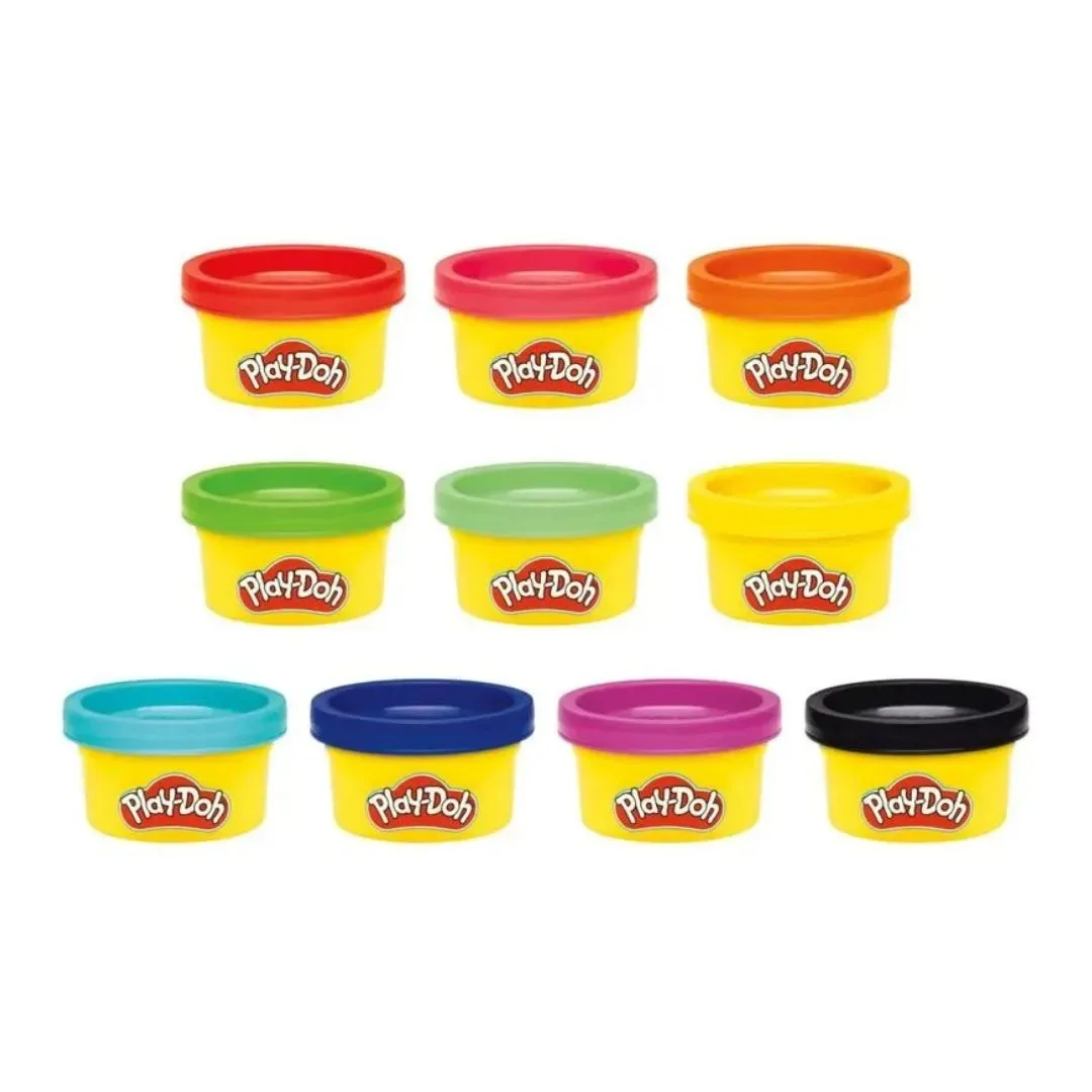 Play Doh Tubo de Fiesta 10 latas pequeñas1