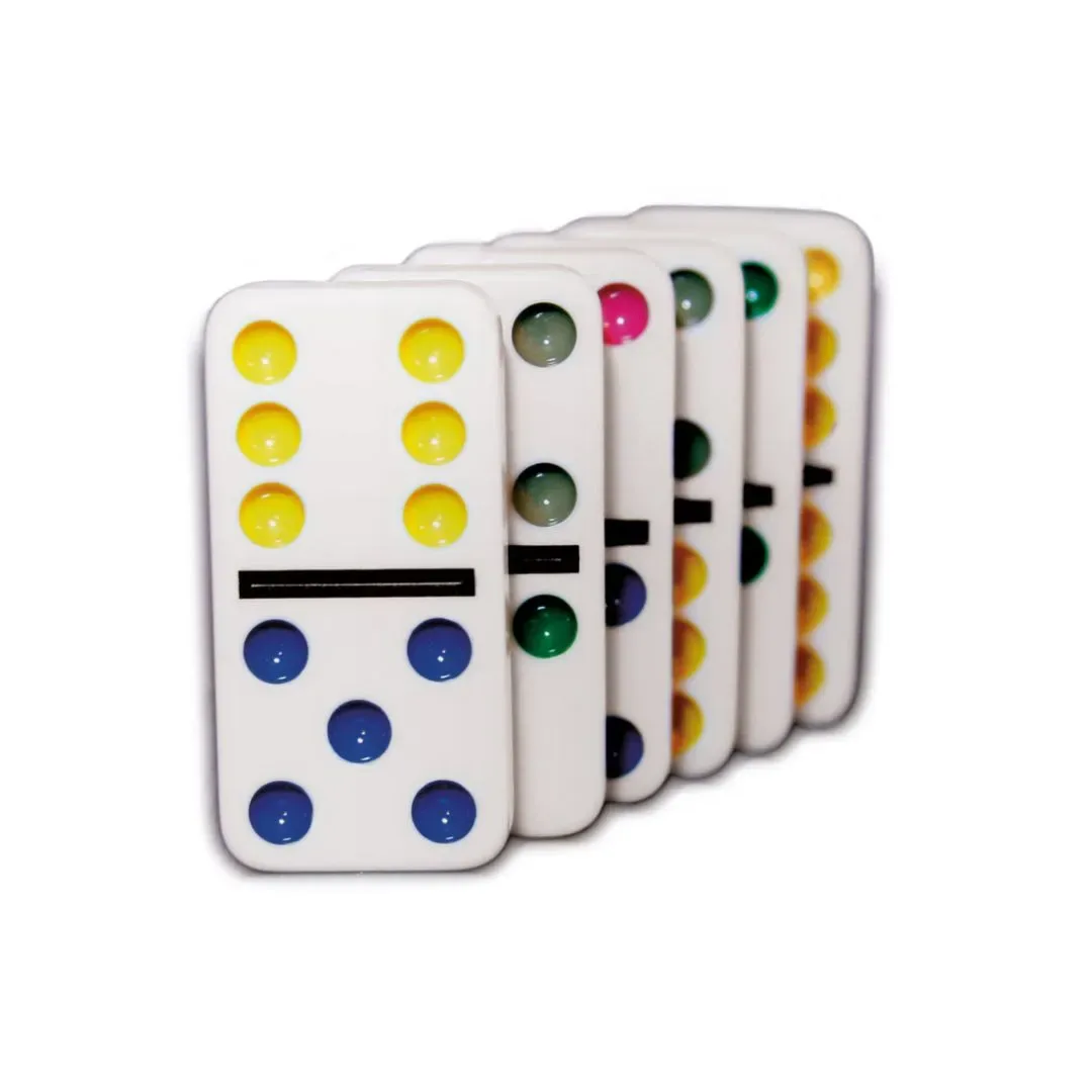 Juego Dominó Colores Doble 6 Metal - Cayro1