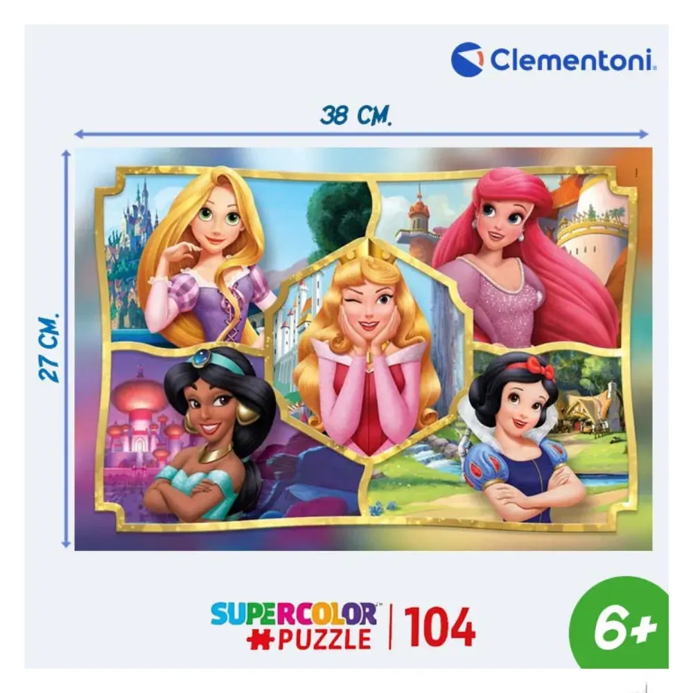 Clementoni Rompecabezas 104 Pzas - Princesas Disney2