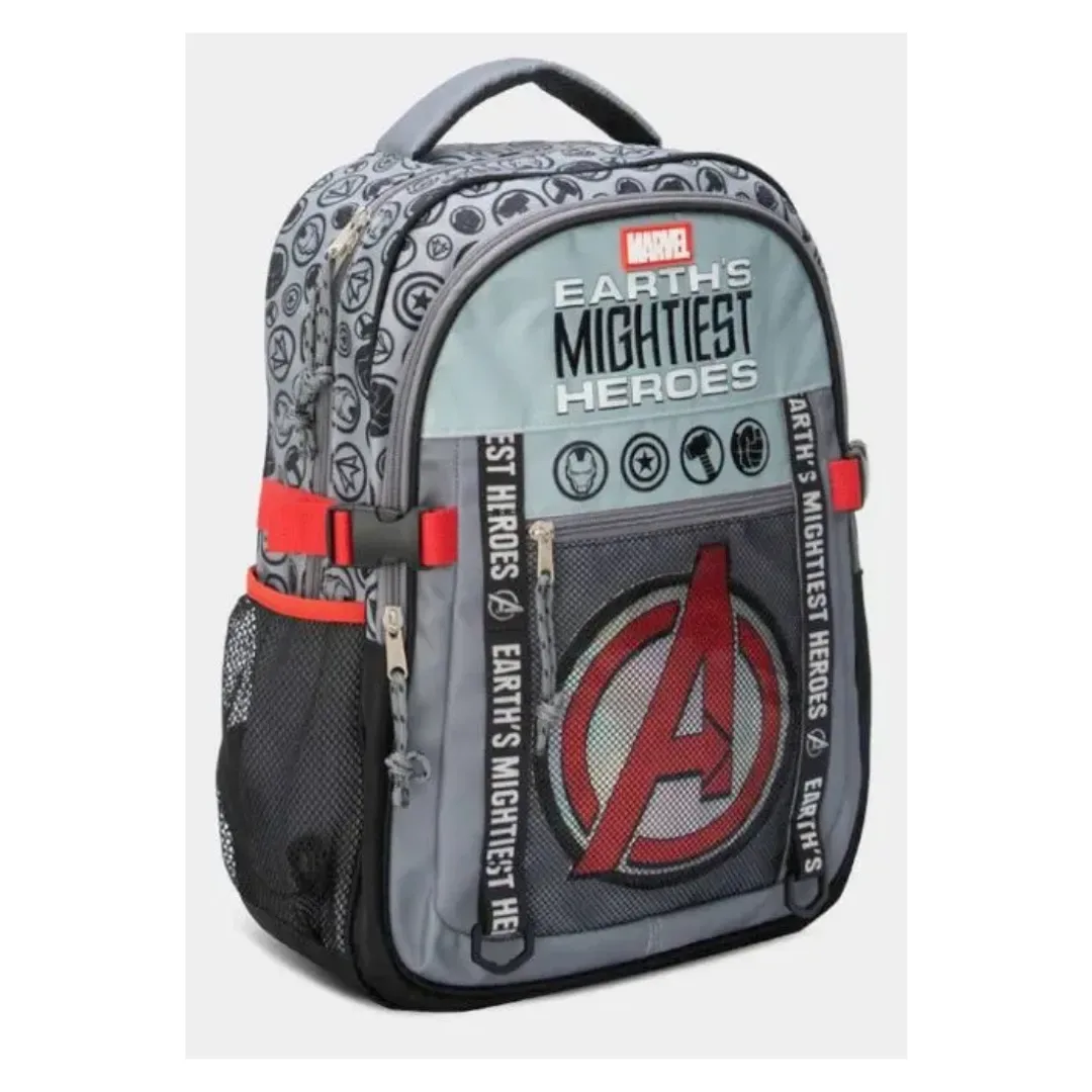 Set Escolar Mochila Lonchera Cartuchera Oficio Premium Avengers1