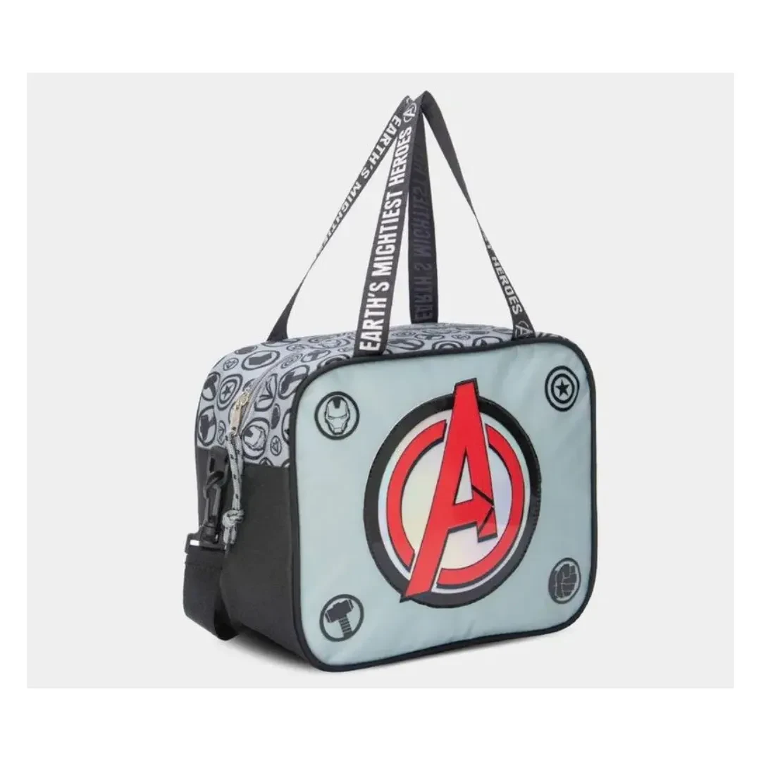 Set Escolar Mochila Lonchera Cartuchera Oficio Premium Avengers2