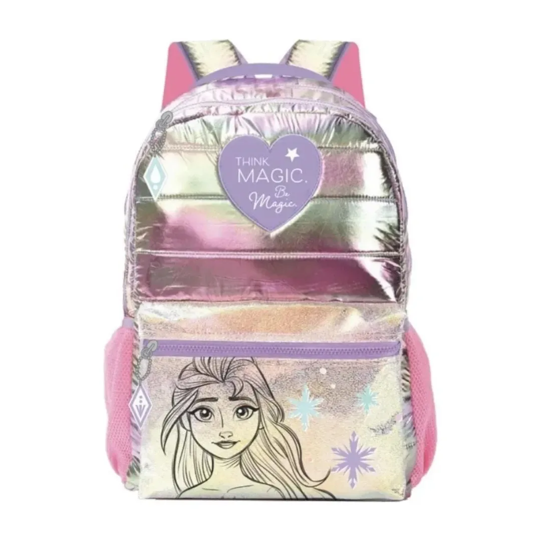 Set Escolar Mochila Lonchera Cartuchera Premium Frozen Disney Elsa2