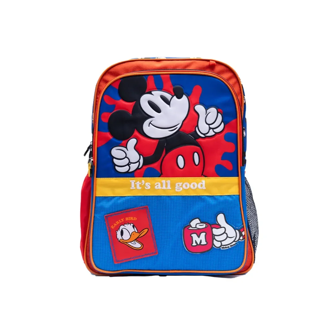 Set Escolar Mochila Lonchera Cartuchera Mickey Premium Oficio1
