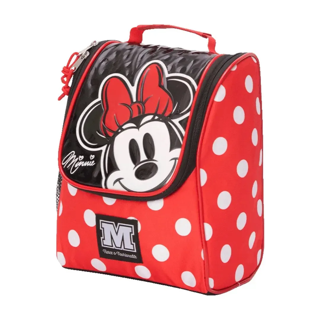 Set Escolar Mochila Lonchera Cartuchera Minnie Disney Oficio2