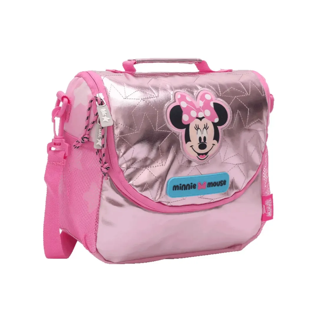Set Escolar Mochila Lonchera Cartuchera Minnie Premium Oficio2