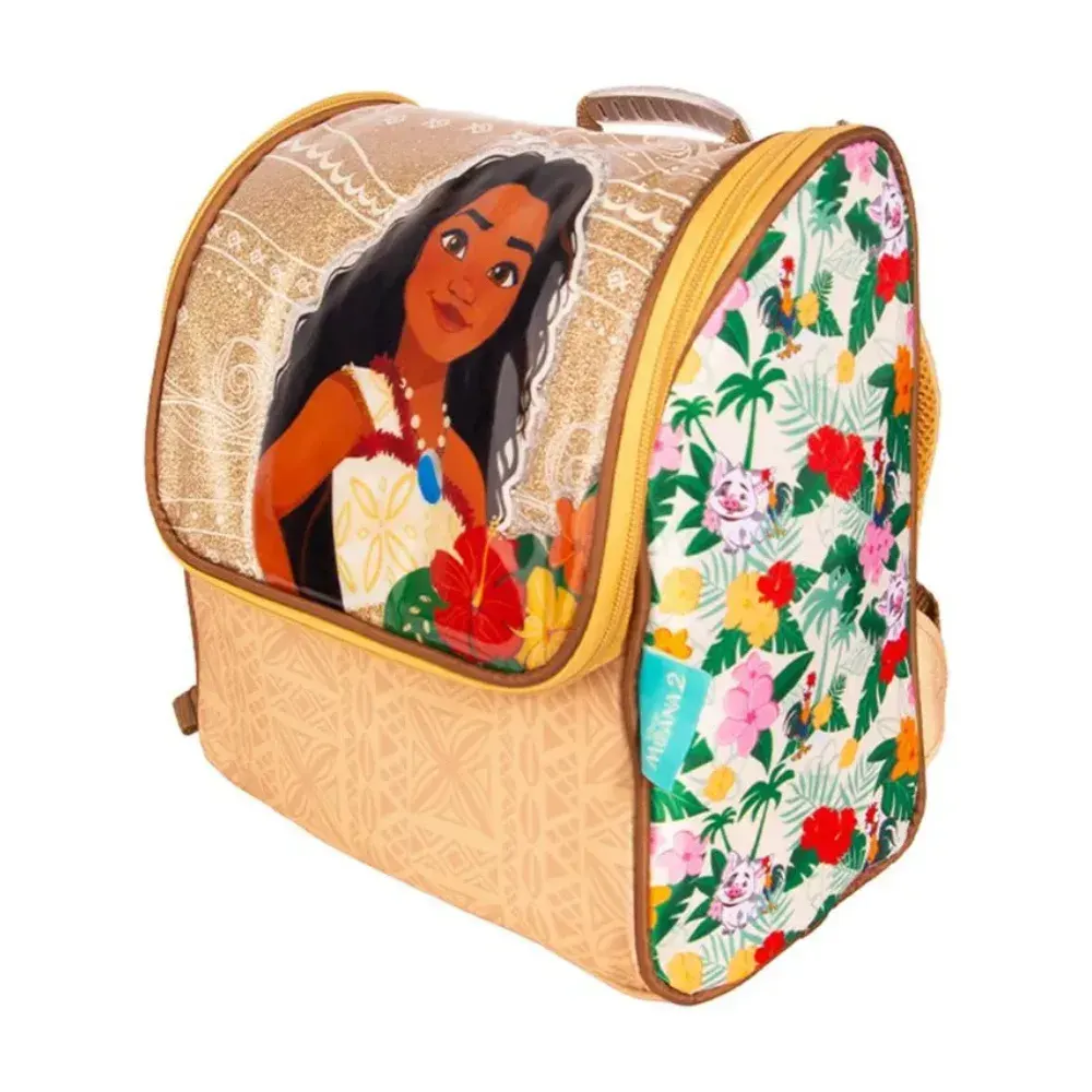 Set Escolar Mochila Lonchera Cartuchera Premium Moana 22