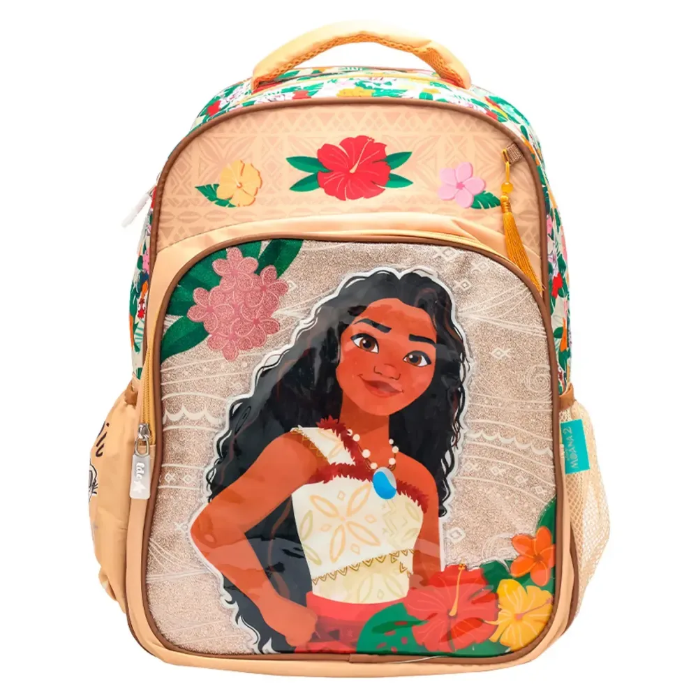 Set Escolar Mochila Lonchera Cartuchera Premium Moana 23