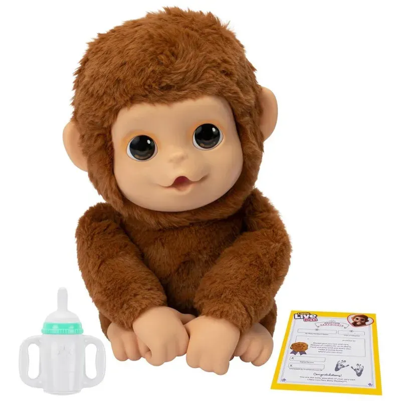 Little Live Pets Muñeco Monito Bebé Interactivo1