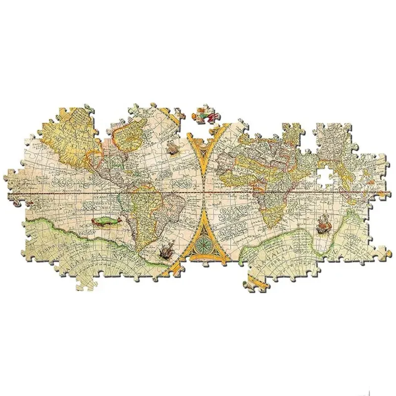 Clementoni Rompecabezas X 2000 Pzas - Mapa Mundi Antiguo1