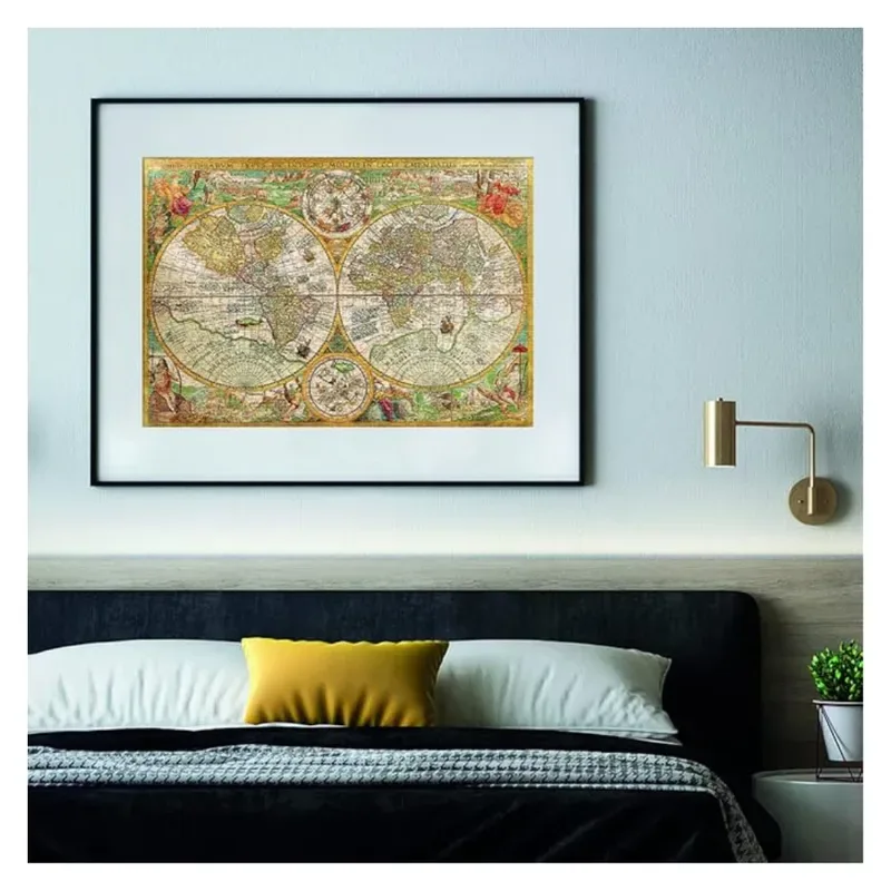 Clementoni Rompecabezas X 2000 Pzas - Mapa Mundi Antiguo3