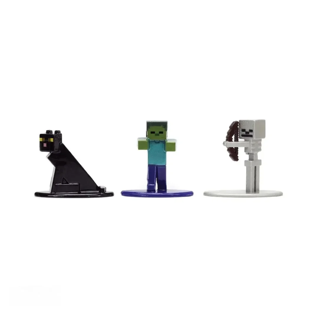 Set de 18 Figuras Minecraft Nano Metalfigs Die-Cast Metal – Personajes y Animales4