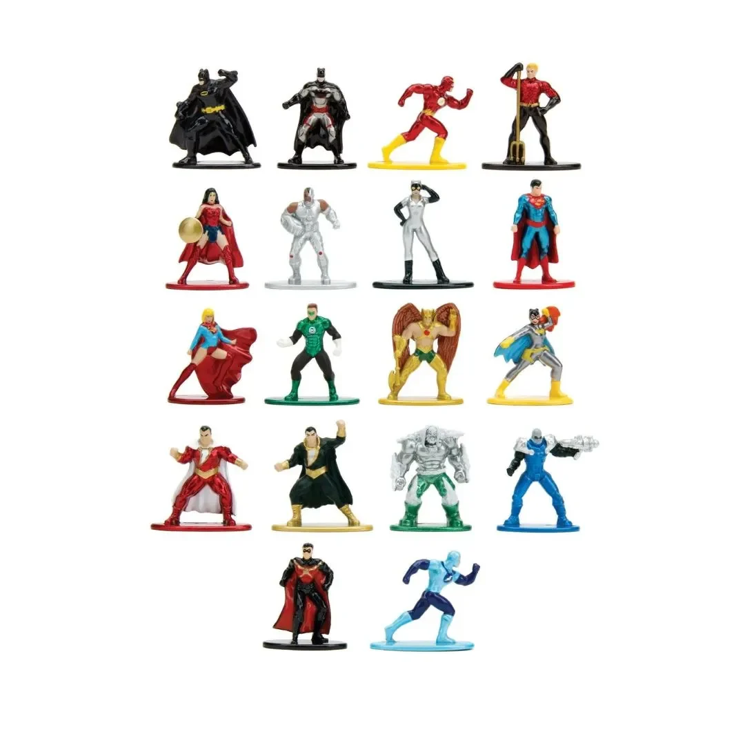 Batman Set de 18 Figuras Coleccionables de Metal - Jada Toys5