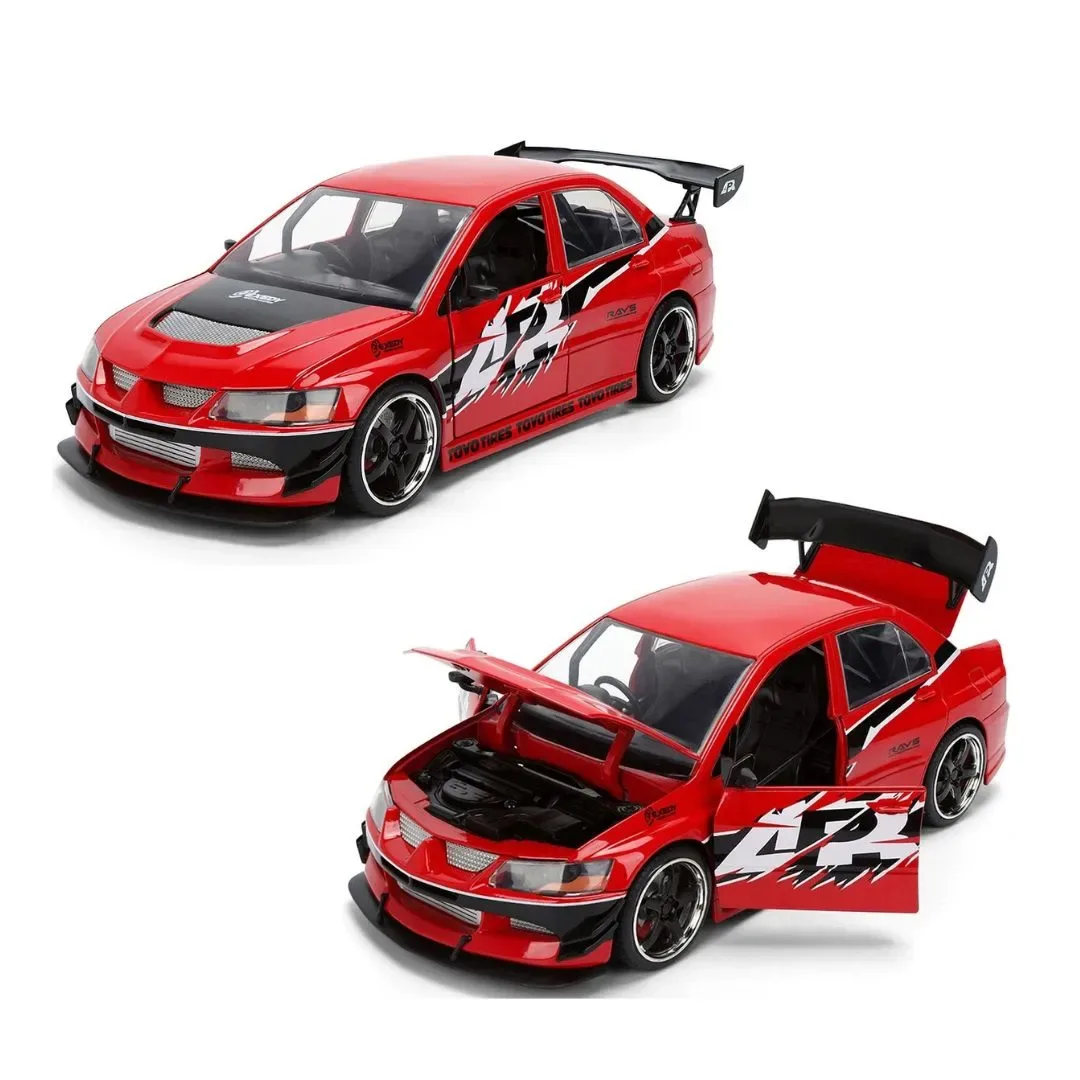 Auto de Colección Mitsubishi Lancer Evolution IX Rapidos & Furiosos Escala 1:24 Jada Toys1