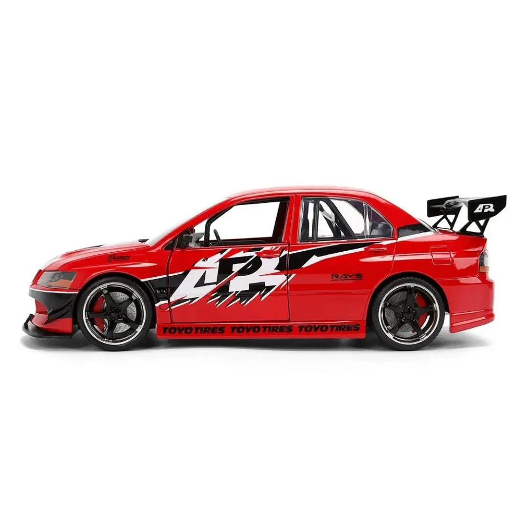 Auto de Colección Mitsubishi Lancer Evolution IX Rapidos & Furiosos Escala 1:32 Jada Toys2