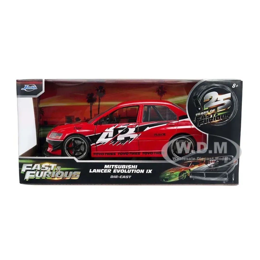Auto de Colección Mitsubishi Lancer Evolution IX Rapidos & Furiosos Escala 1:24 Jada Toys5