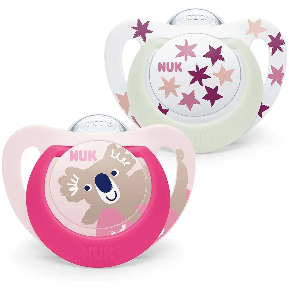 Nuk Chupón Star Día y Noche 6-18 meses Niña1