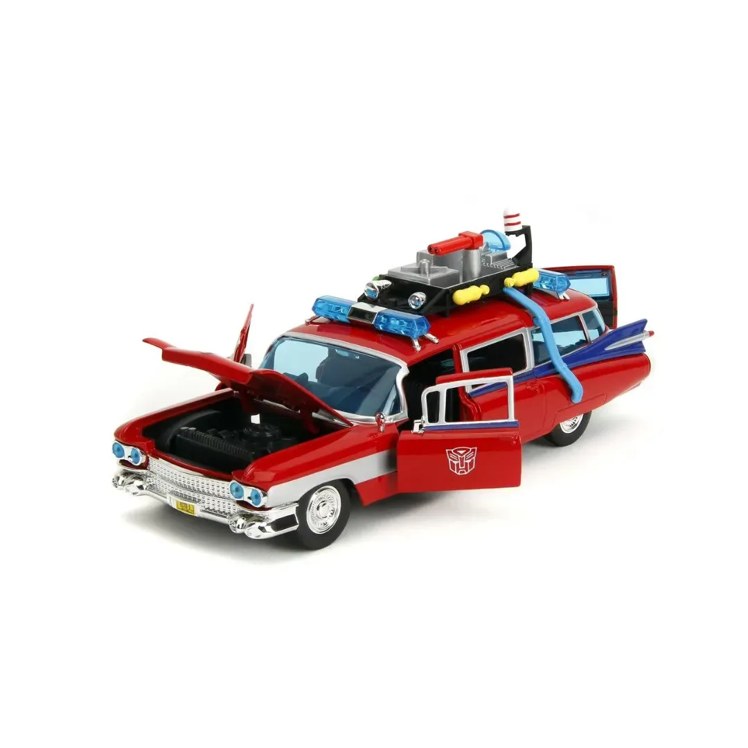 Auto Cazafantasma/Optimus Prime - Modelo Fundido a Presión Escala 1:242