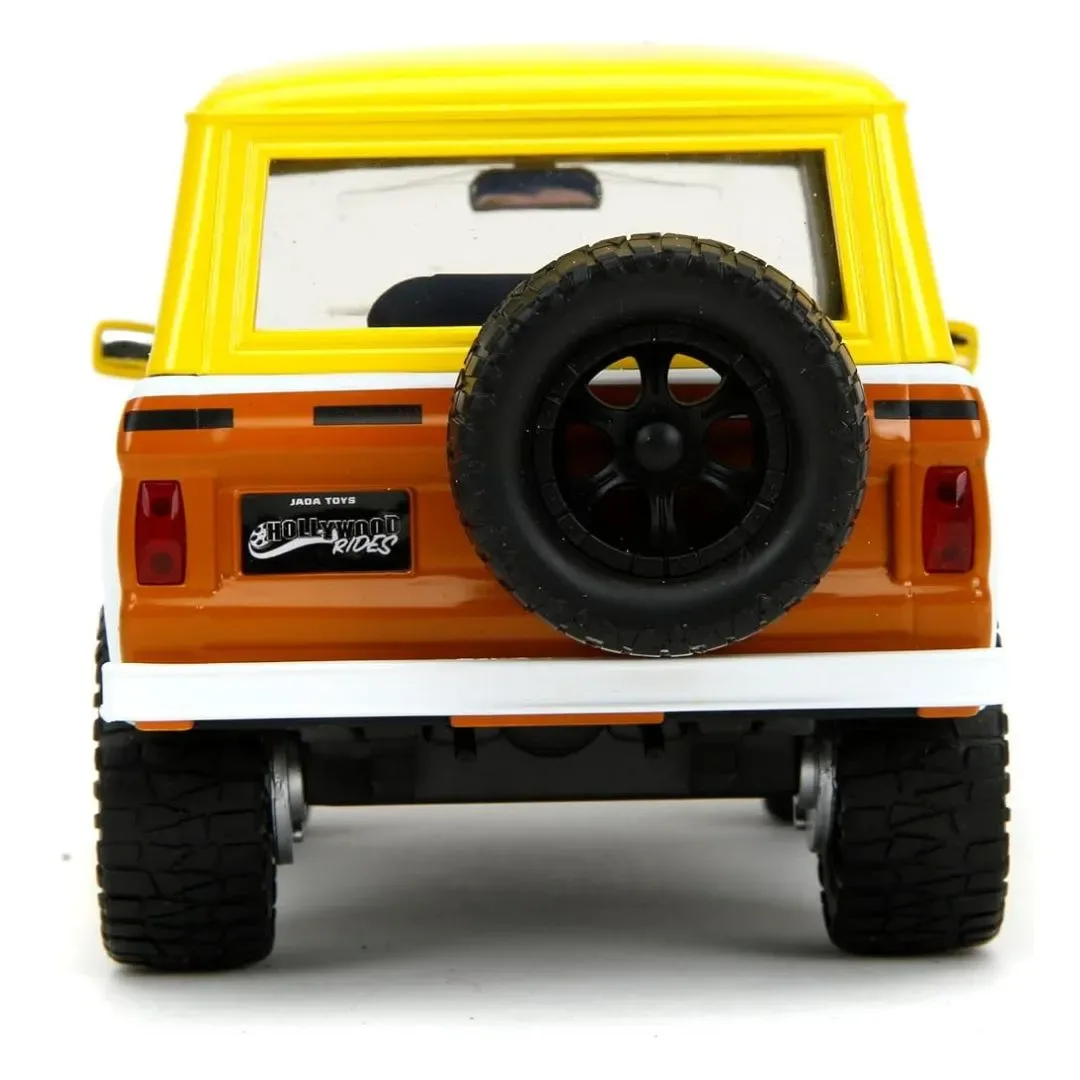 Bob Esponja y Ford Bronco de 1973 (escala 1:24, amarillo)4
