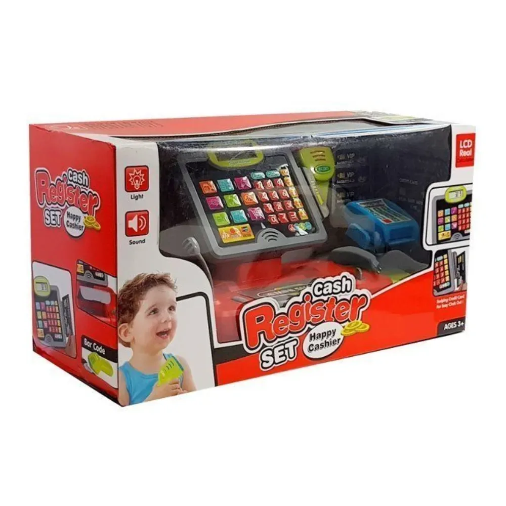Caja Registradora Con luz y sonido Incluye Calculadora4