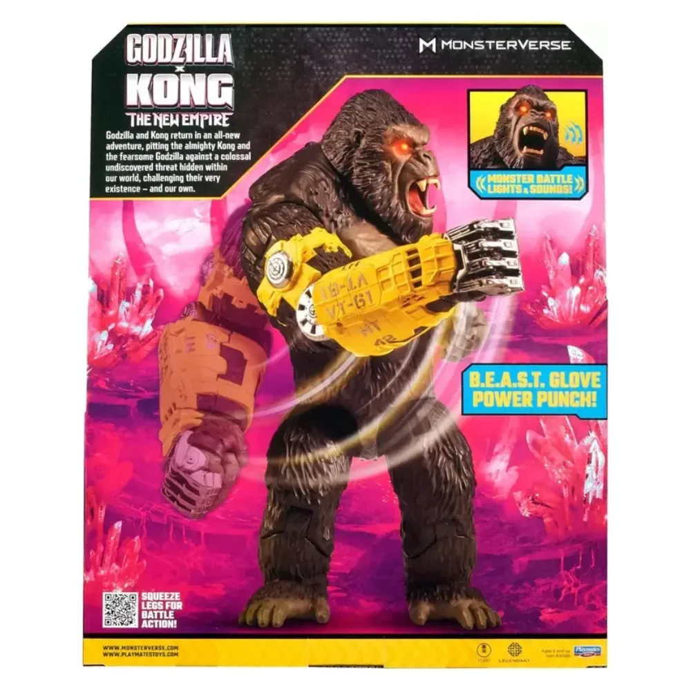 Figura De Acción Kong Mega Punching Con Luces Y Sonidos 33Cm4