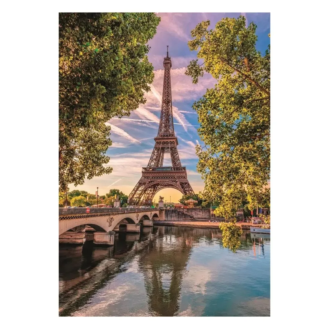 Clementoni Rompecabezas Torre Eiffel en el Rio Sena x500 pzas1