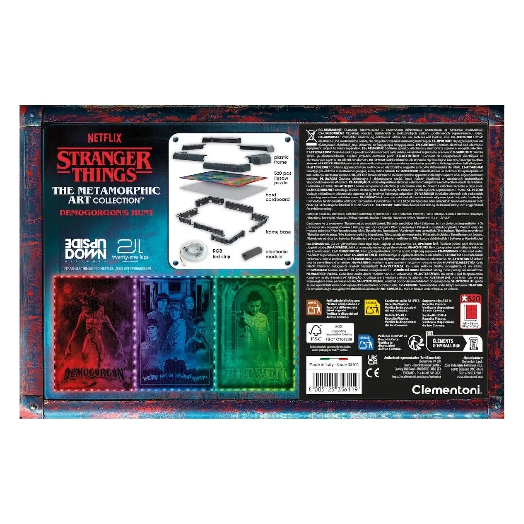 Clementoni Rompecabezas Stranger Things La Maldición de Vecna x520pzas2