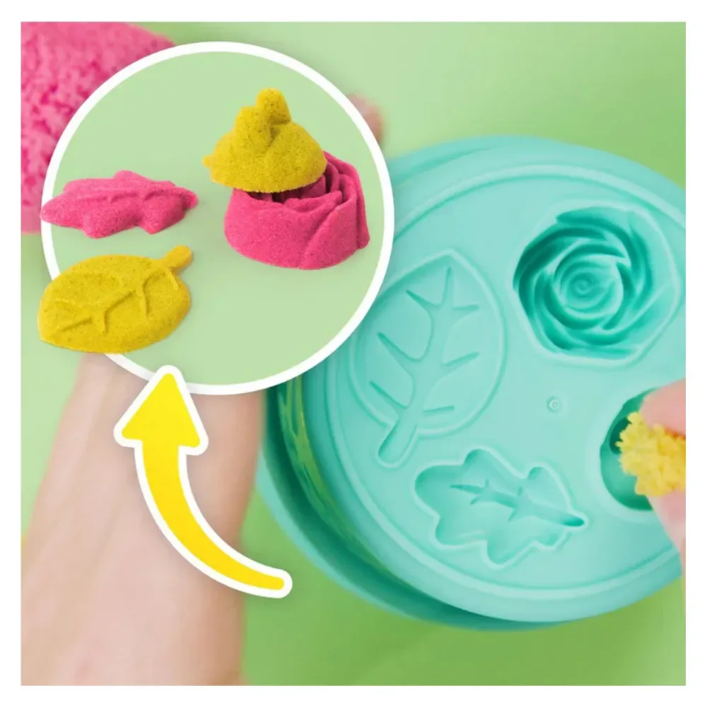 Kinetic Sand Pack De Creación De Flores Arena Mágica2